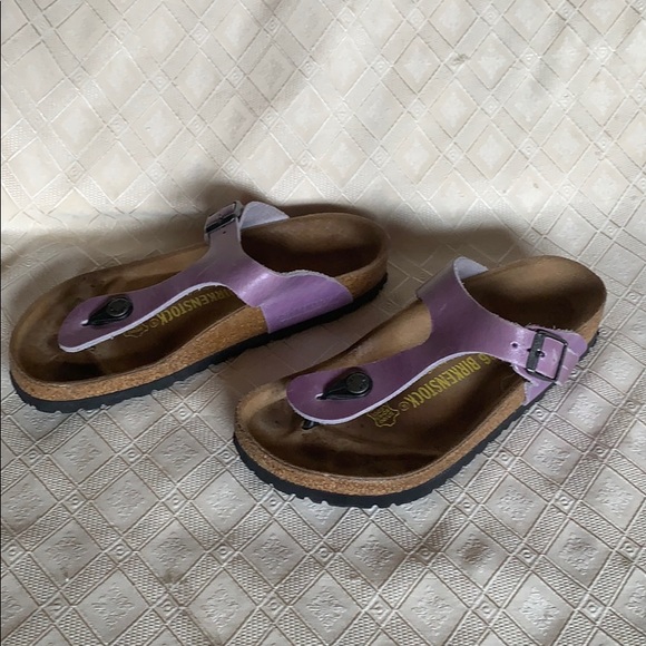 light purple birkenstocks